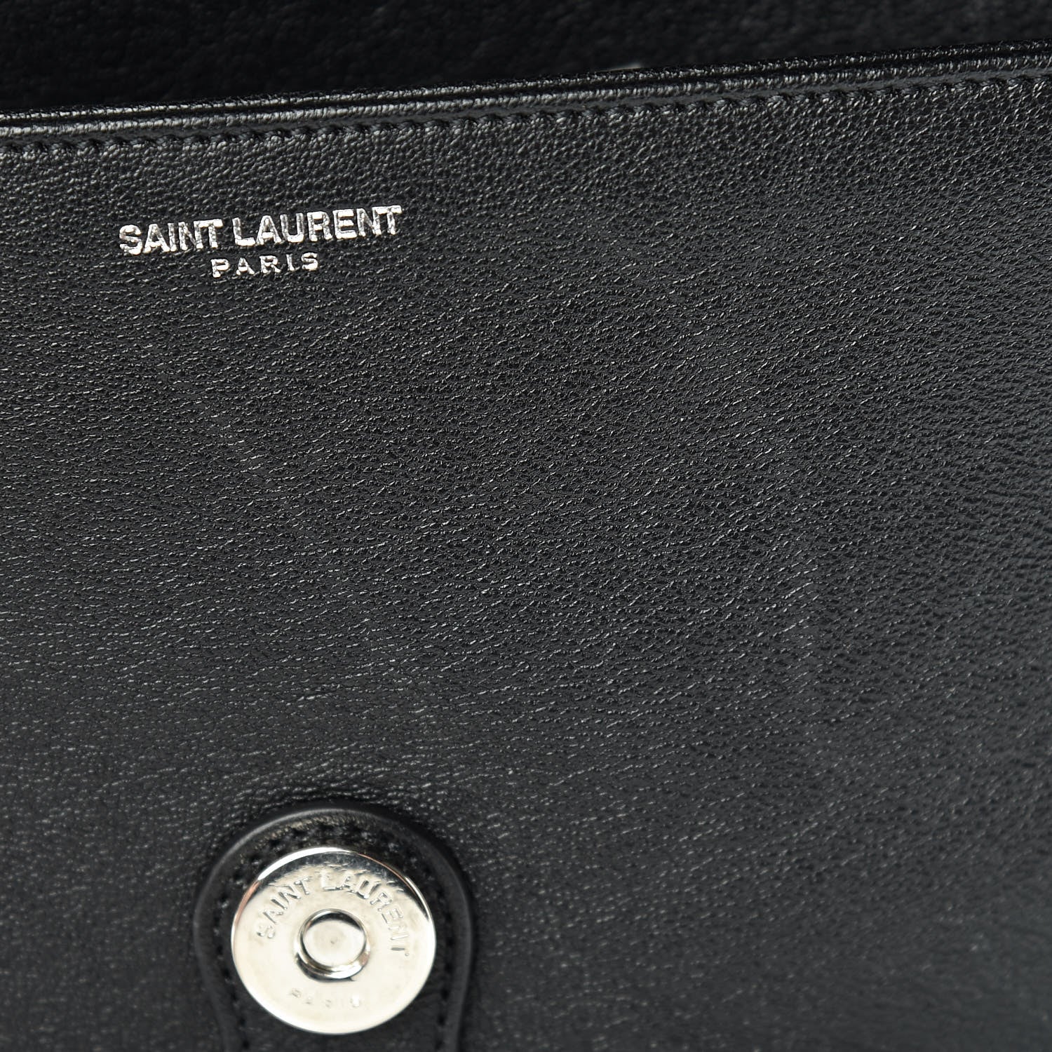 Saint Laurent Calfskin Y Studs Crossbody Bag Black 10 of 15