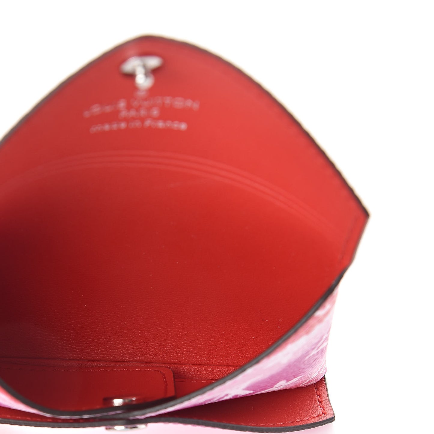 Monogram Escale Small Kirigami Pochette Insert Red