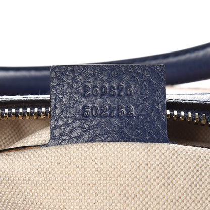 Gucci Monogram Vintage Web Small Boston Blue 8 of 8