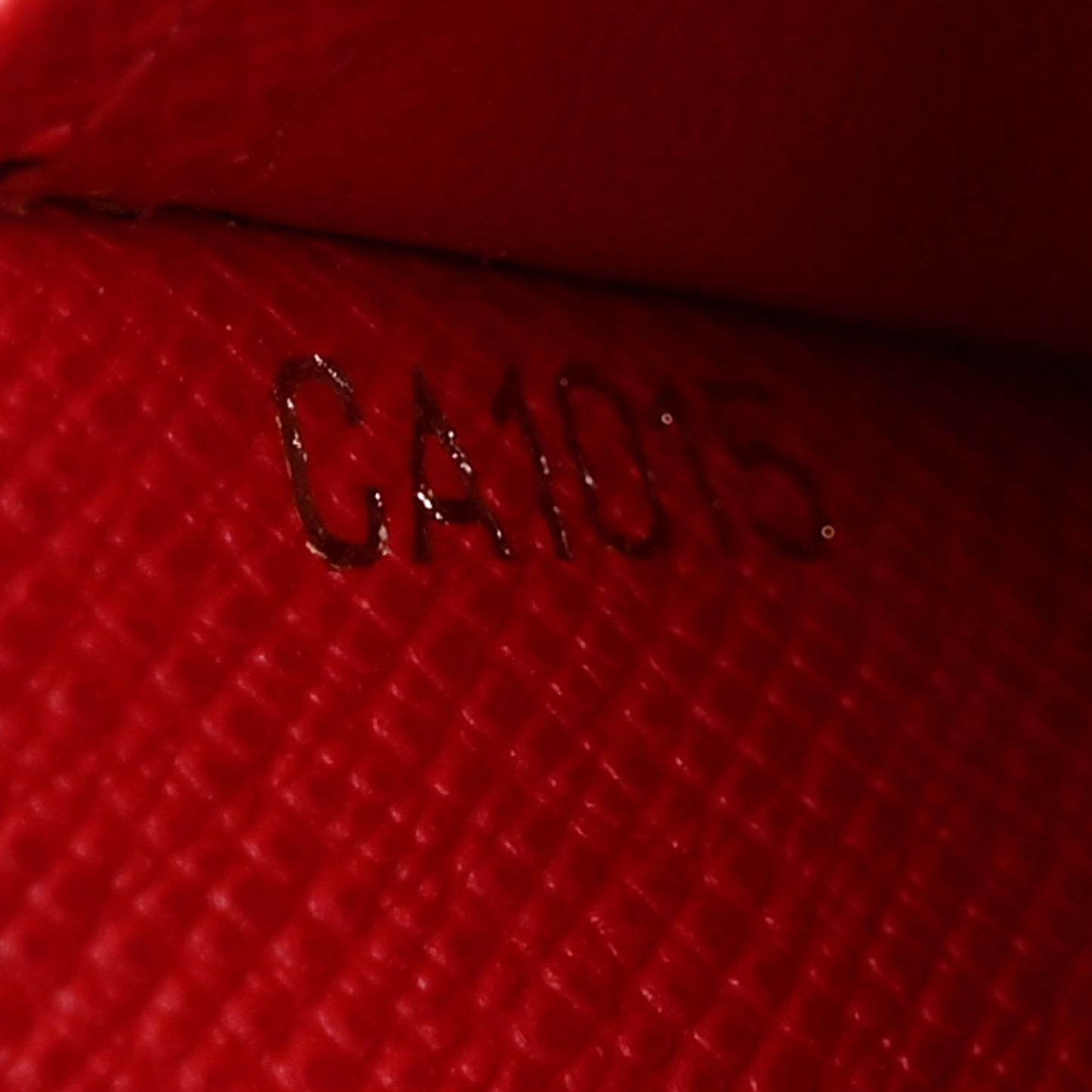 Damier Ebene Koala Small Ring Agenda Cover Red