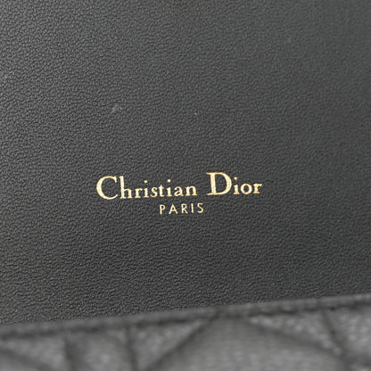 Christian Dior Supple Calfskin Caro Pouch with Chain Black 6 of 11