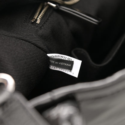 Marc Jacobs Shiny Crinkled Calfskin Small The Tote Bag Black 6 of 11