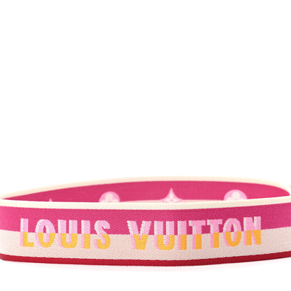 Louis Vuitton Jacquard Speedy Bandouliere 20 Shoulder Strap Fuchsia 3 of 4