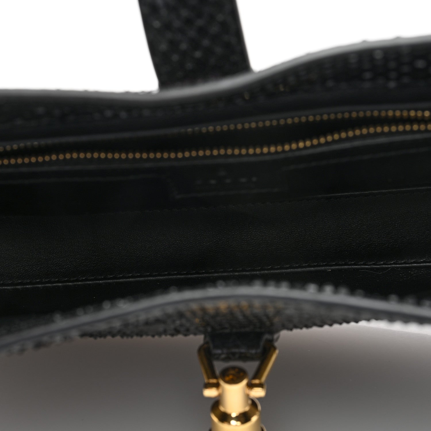 Gucci Snakeskin Small Jackie 1961 Hobo Black 5 of 10