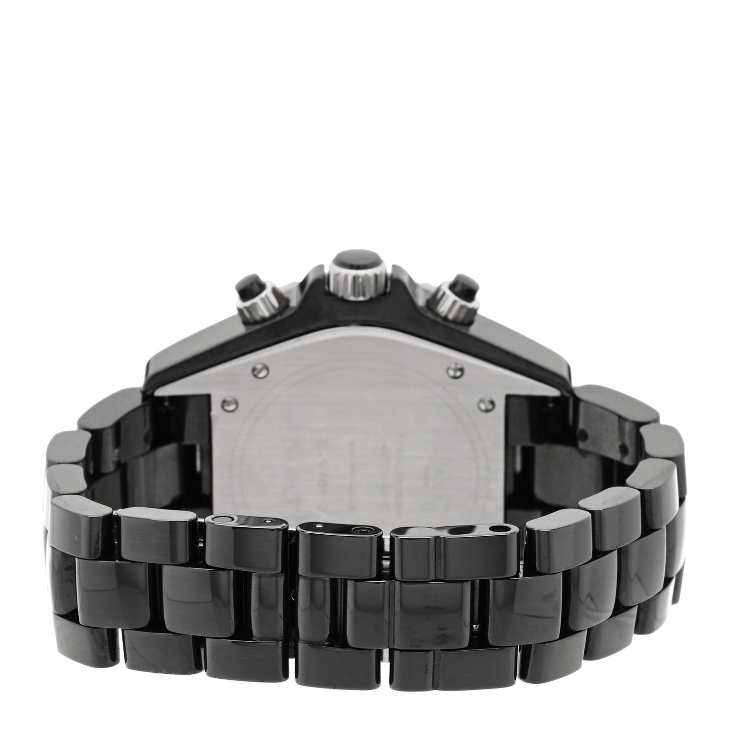 Stainless Steel Ceramic 41mm J12 Chronograph Automatic Watch Black