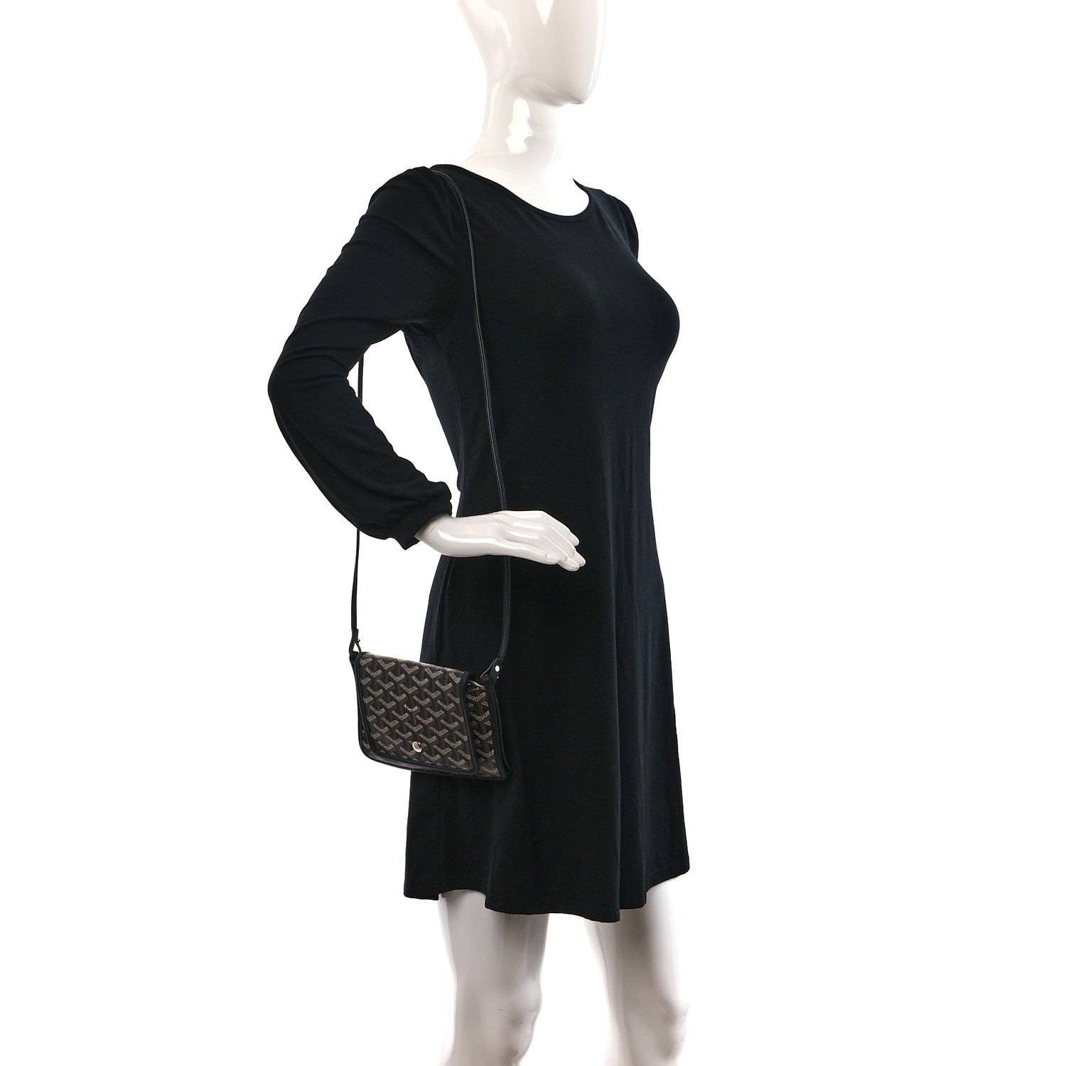 Goyard Goyardine Plumet Wallet Clutch Black 2 of 9