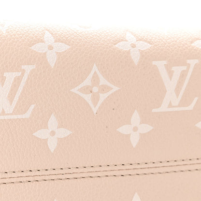 Louis Vuitton Empreinte Monogram Spring In The City Onthego MM Beige Pink Yellow 11 of 11