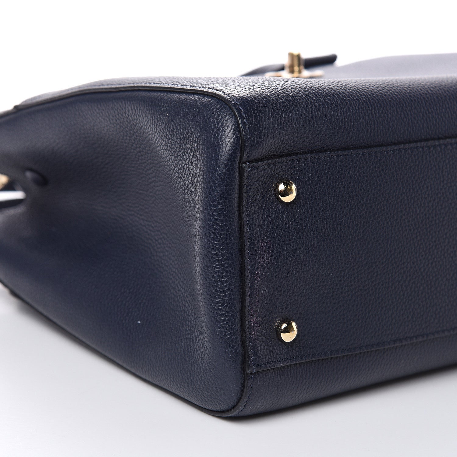Chanel Grained Calfskin Small Neo Executive Shopper Tote Navy 8 of 12