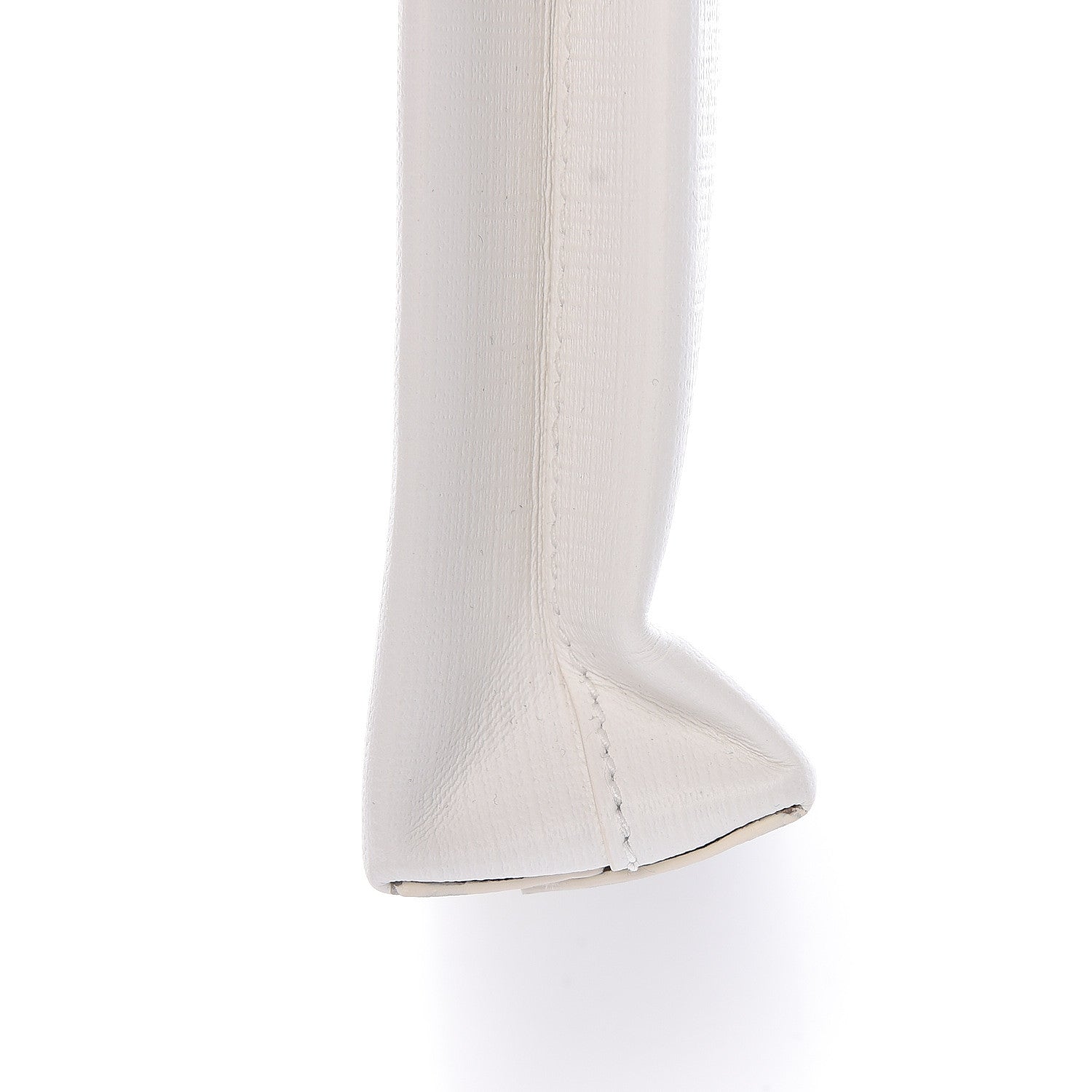Balenciaga Squared Calfskin Logo Shopping Envelope Clutch White 10 of 10