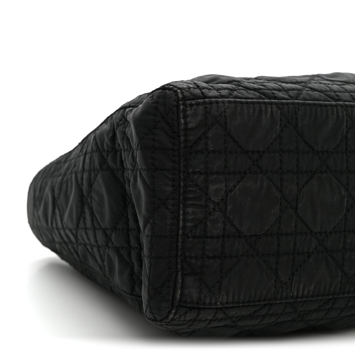 Christian Dior Nylon Cannage Medium Lady Dior Black 9 of 11