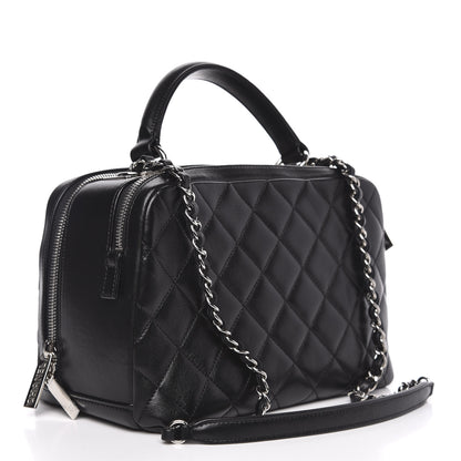 Chanel Lambskin Quilted Small Trendy CC Bowling Bag Black 3 of 15