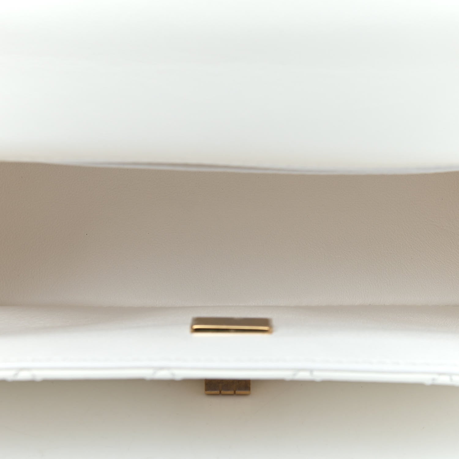 Chanel Aged Calfskin Quilted 2.55 Reissue Mini Flap White 5 of 9
