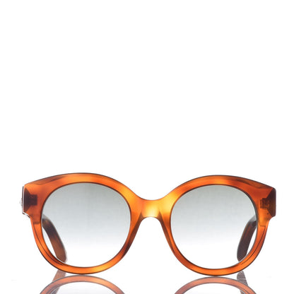 Gucci Round Frame GG Star Sunglasses GG0207S Tortoiseshell 2 of 7