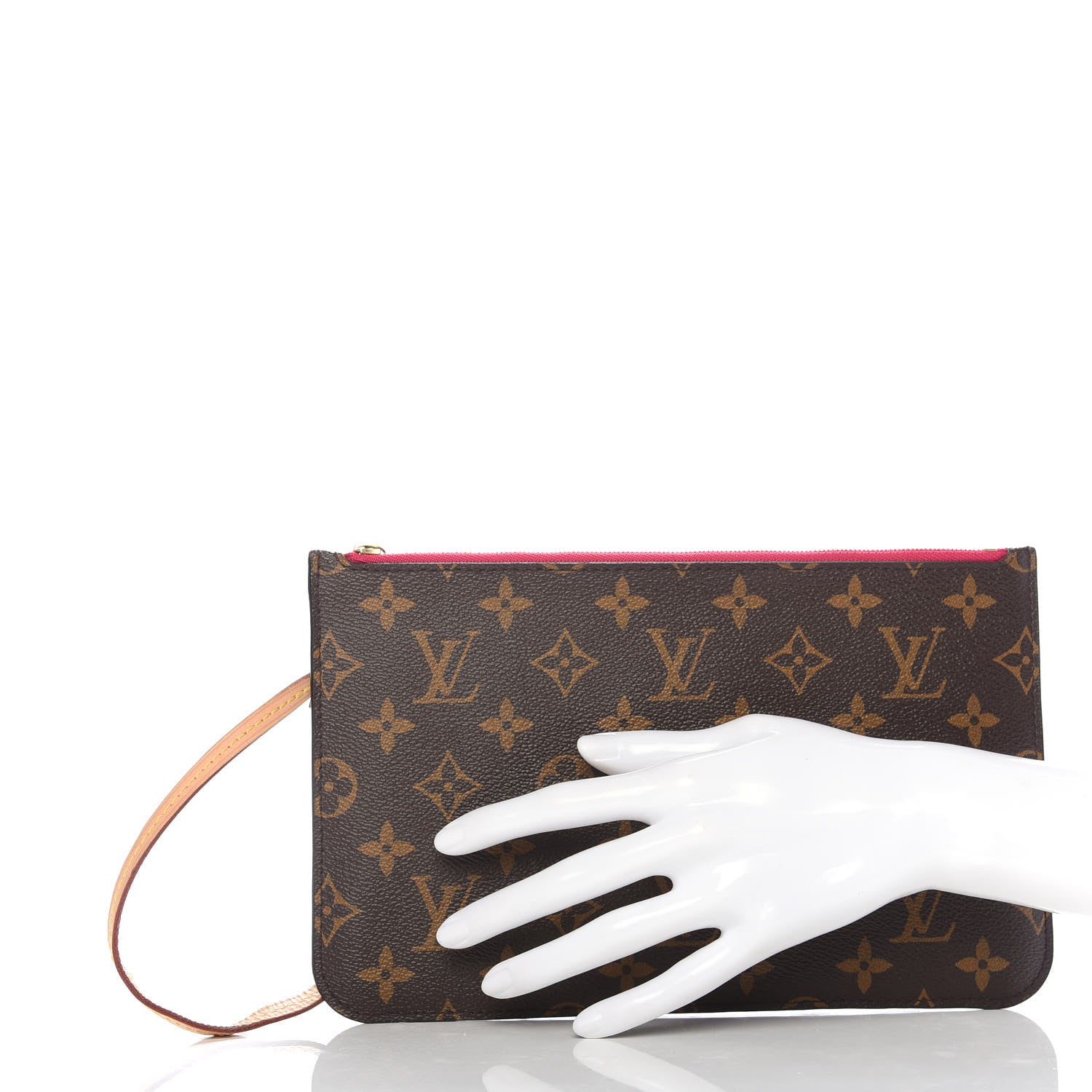Louis Vuitton Monogram Neverfull MM GM Pochette Pivoine 2 of 7