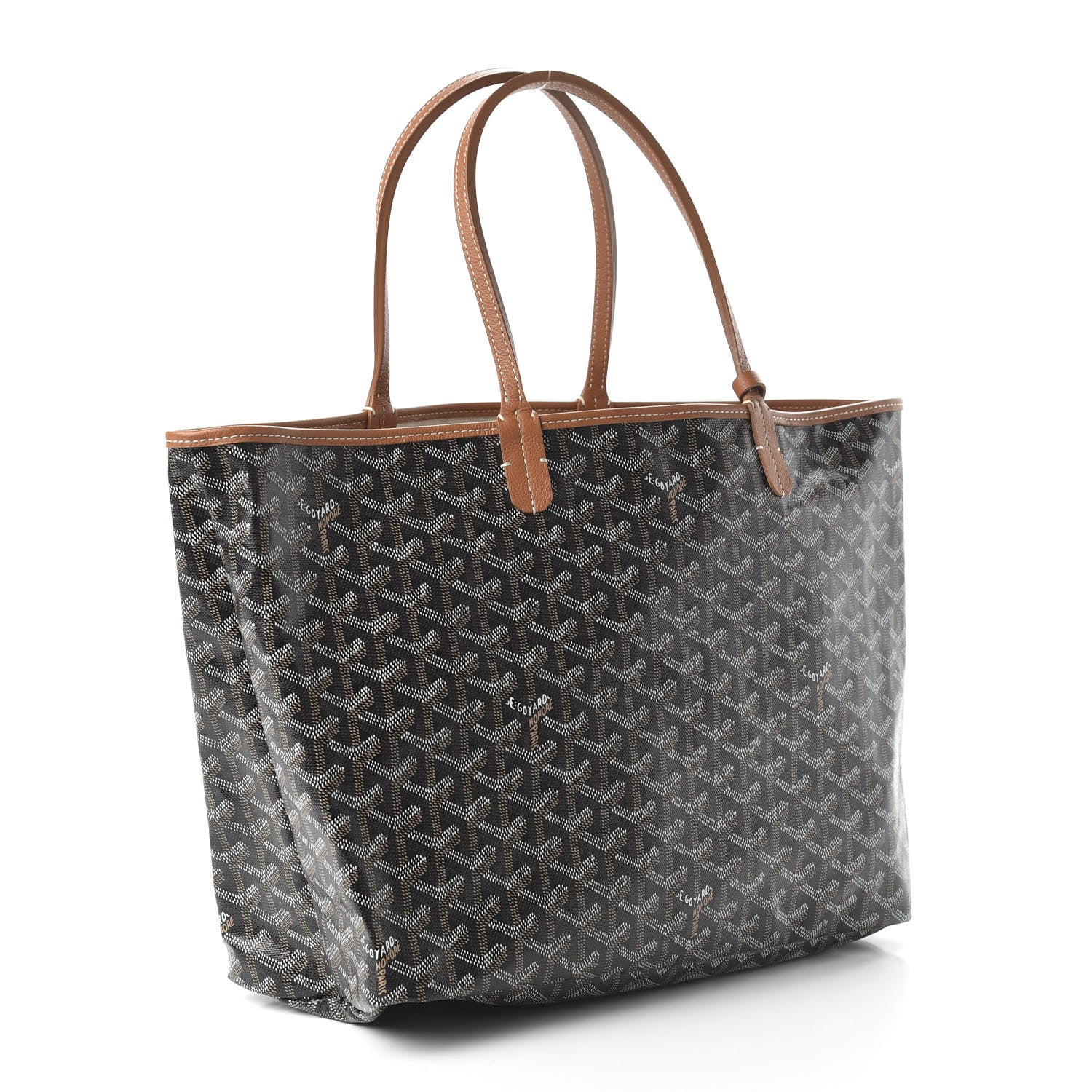 Goyard Goyardine Saint Louis PM Black Gold 3 of 8
