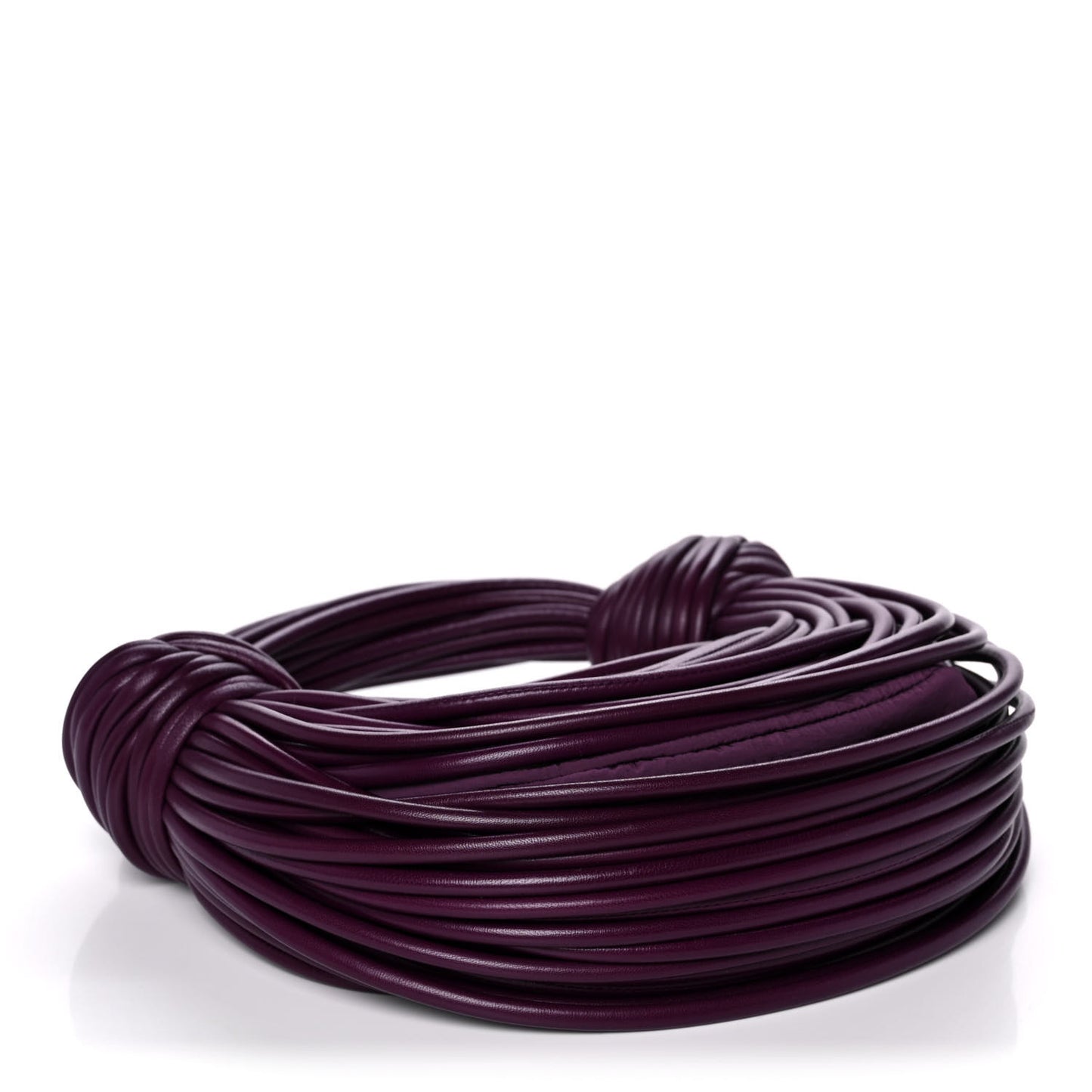 Nappa Mini Tubular Double Knot Grape