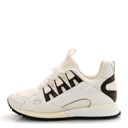 Louis Vuitton Calfskin Monogram Mesh Run Away Sneakers 37.5 White 1 of 10