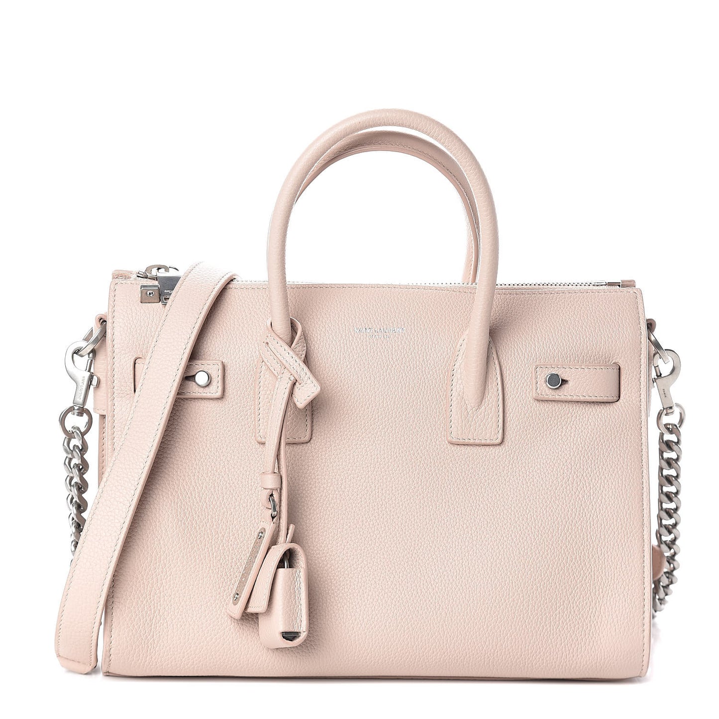 Grained Calfskin Baby Sac De Jour Souple Rose