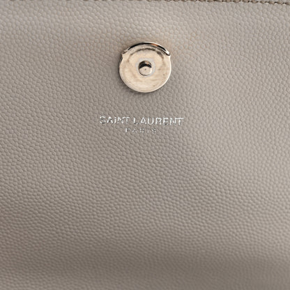 Saint Laurent Grain De Poudre Medium Classic Monogram Kate Satchel Souris 7 of 14