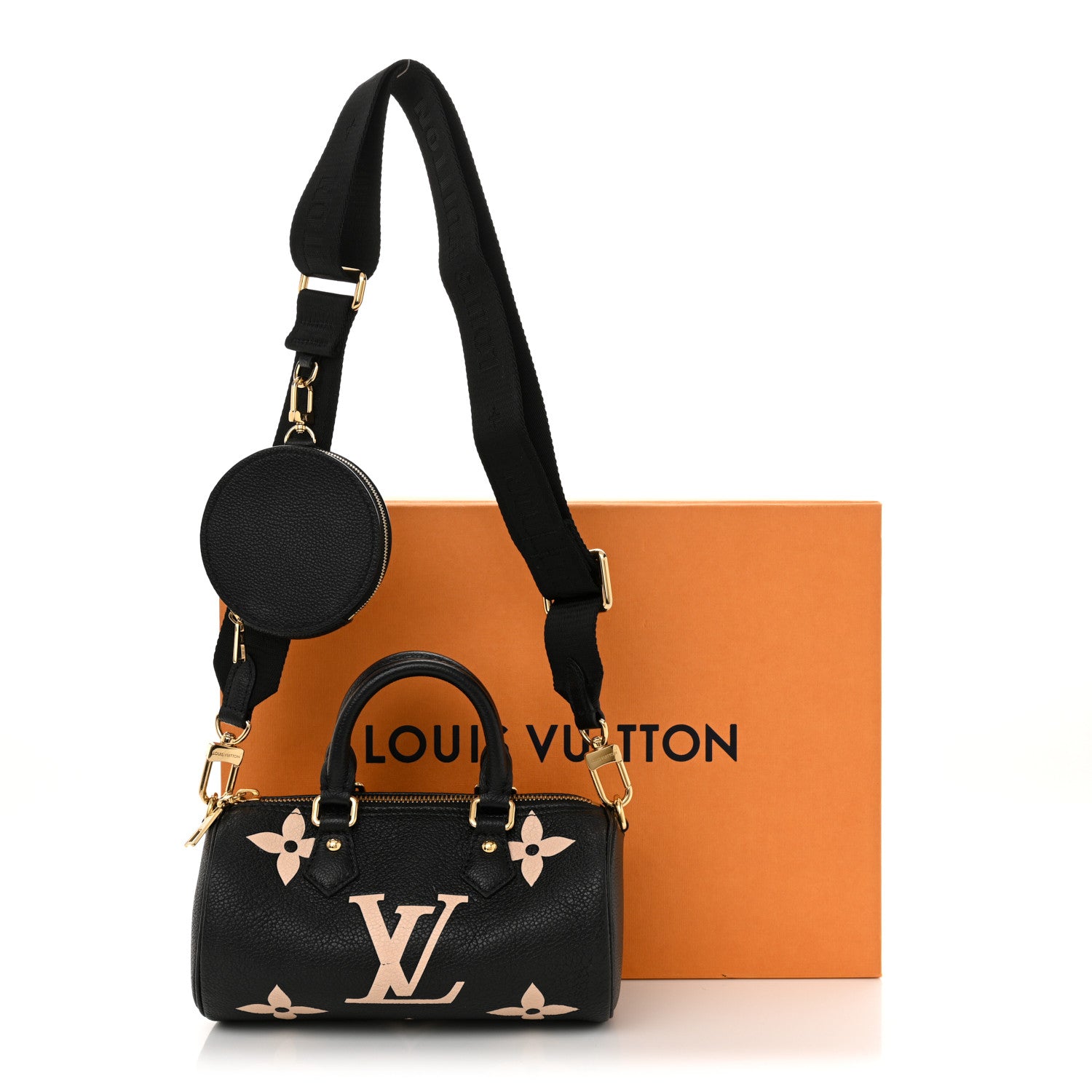 Louis Vuitton Empreinte Monogram Giant Papillon BB Black Beige 10 of 10