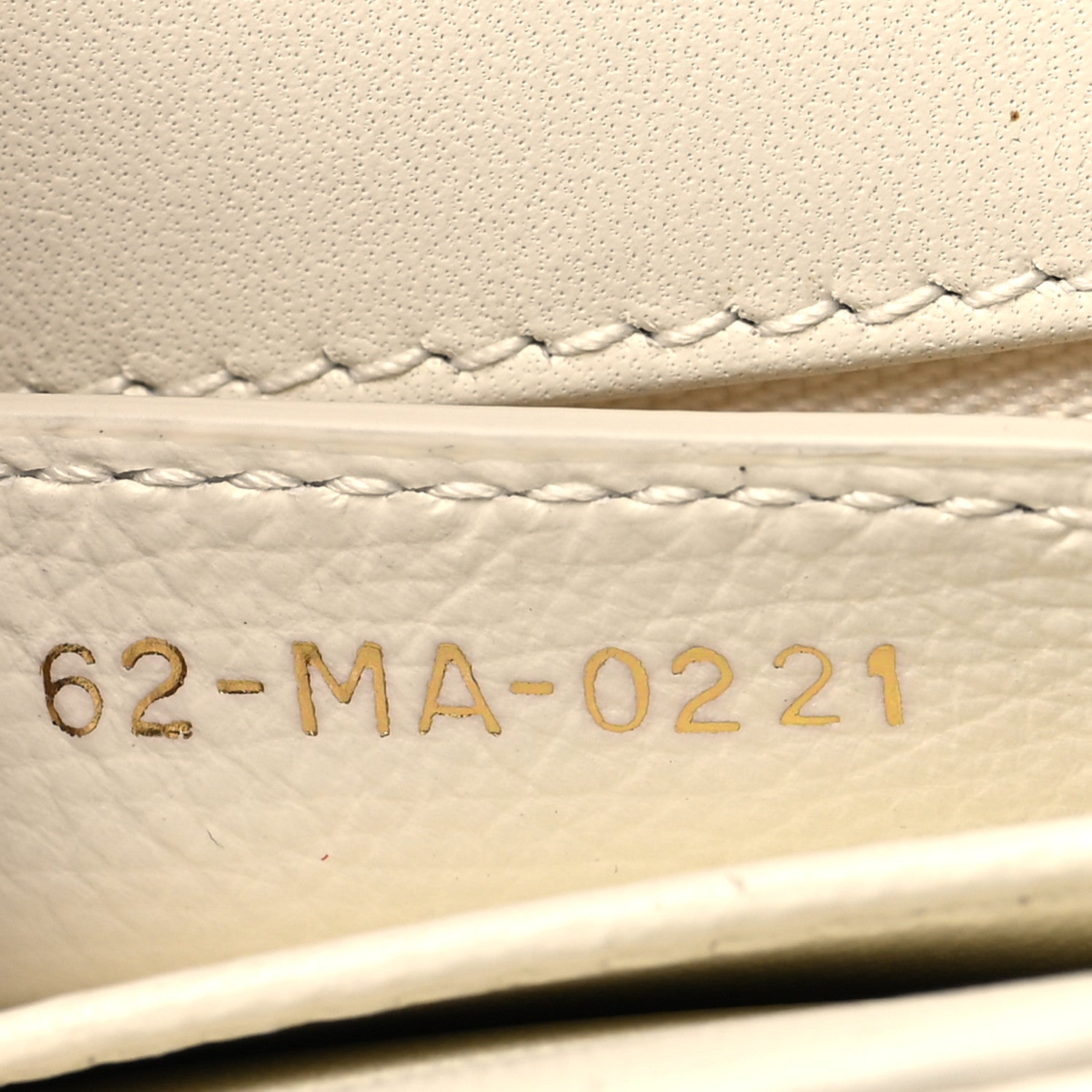 Christian Dior Grained Calfskin Cannage Small Caro Bag White 7 of 10