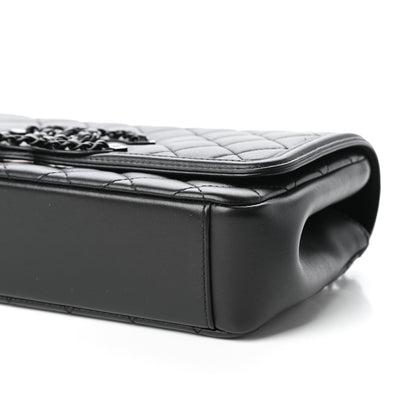 Chanel Calfskin Quilted Medium CC Filigree Flap Black 9 of 9