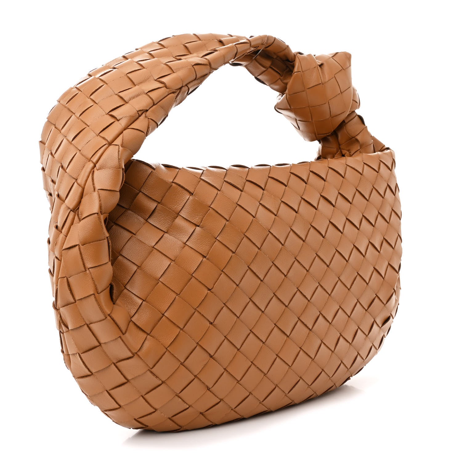 Bottega Veneta Nappa Intrecciato Teen Jodie Hobo Caramel 3 of 10
