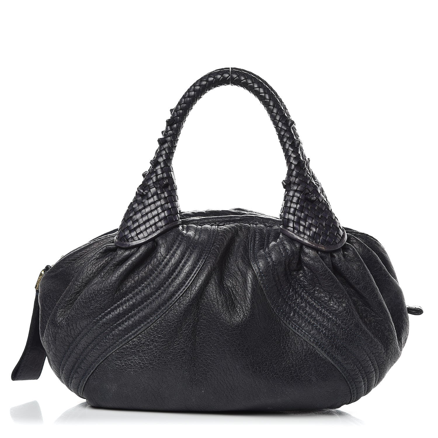 Fendi Nappa Nuvolata Spy Bowler Blueberry 1 of 13