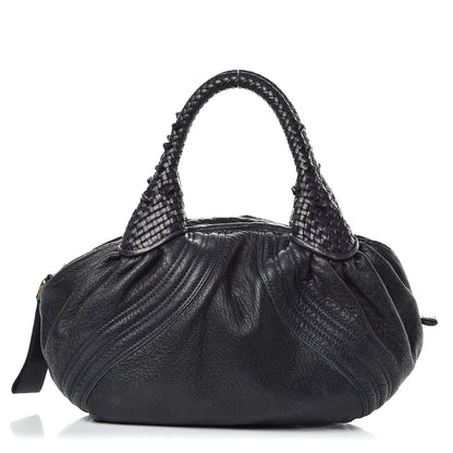 Fendi Nappa Nuvolata Spy Bowler Blueberry 1 of 13