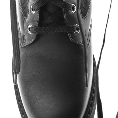 Fendi Calfskin Stretch Fabric Rockoko Biker Boots 39 Tobacco Black Marino 8 of 9