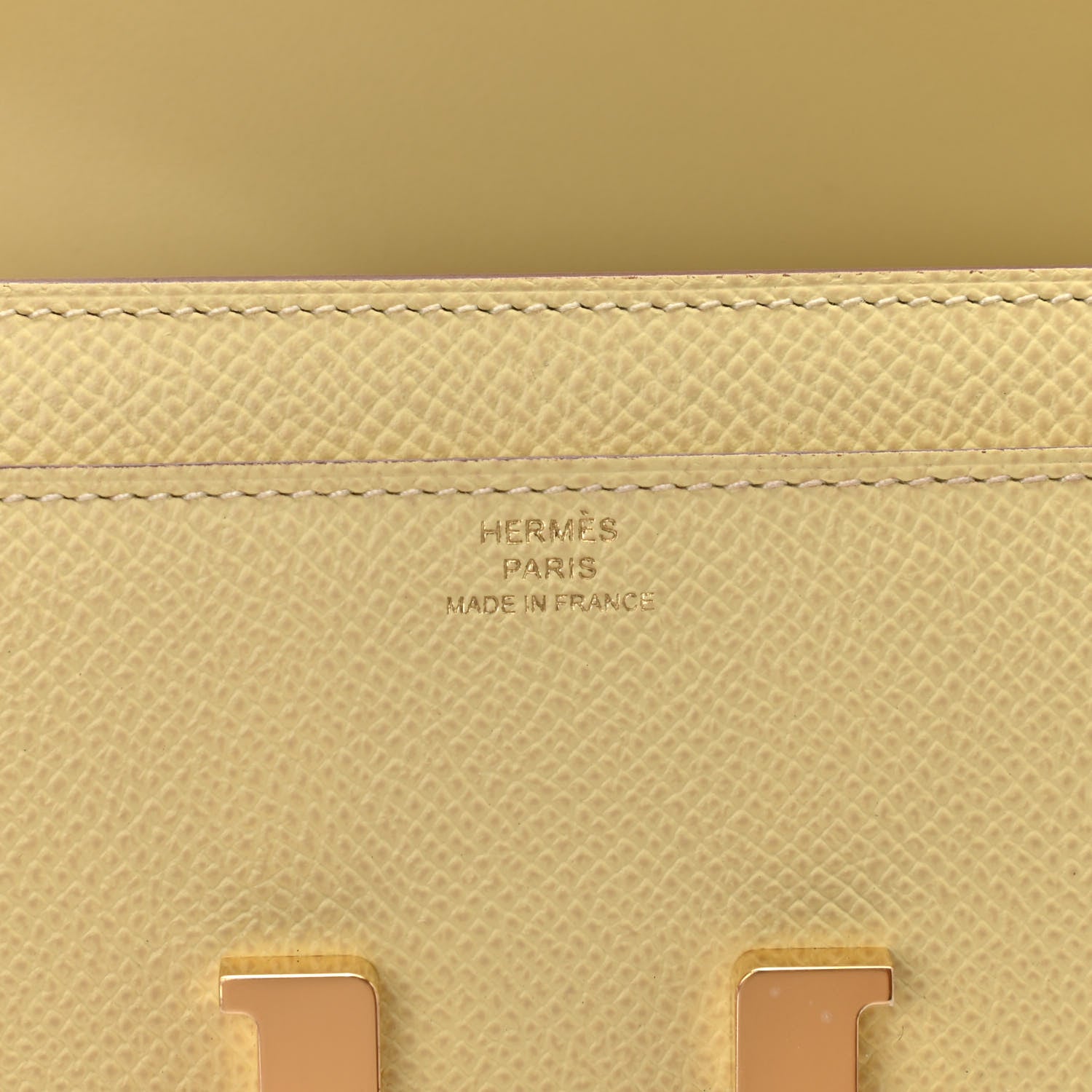 Hermes Epsom Constance Long Wallet To Go Wallet Jaune Poussin 5 of 8