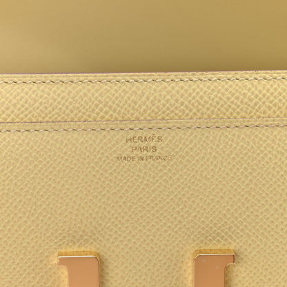 Hermes Epsom Constance Long Wallet To Go Wallet Jaune Poussin 5 of 8