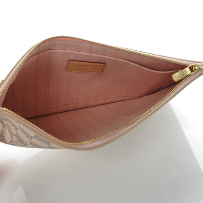Louis Vuitton Damier Azur Neverfull MM GM Pochette Rose Ballerine 5 of 7