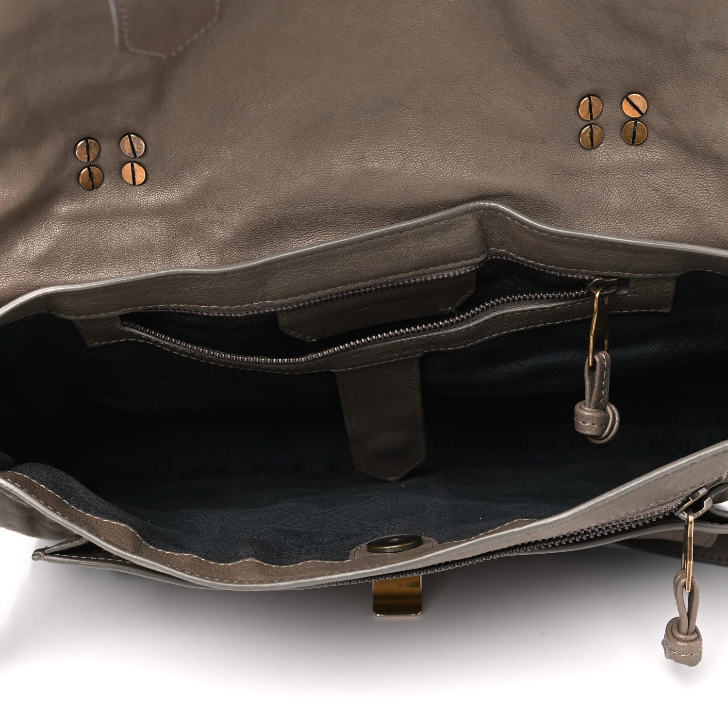 Proenza Schouler Lambskin Medium PS1 Satchel Smoke 4 of 13