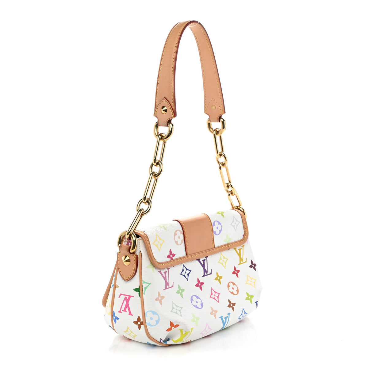 Monogram Multicolor Patti White