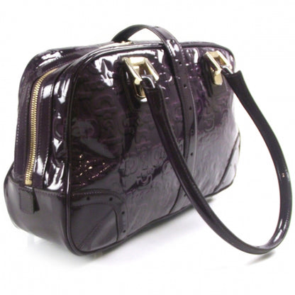 Gucci Patent Glam Boston Tote Bag Purple 4 of 11