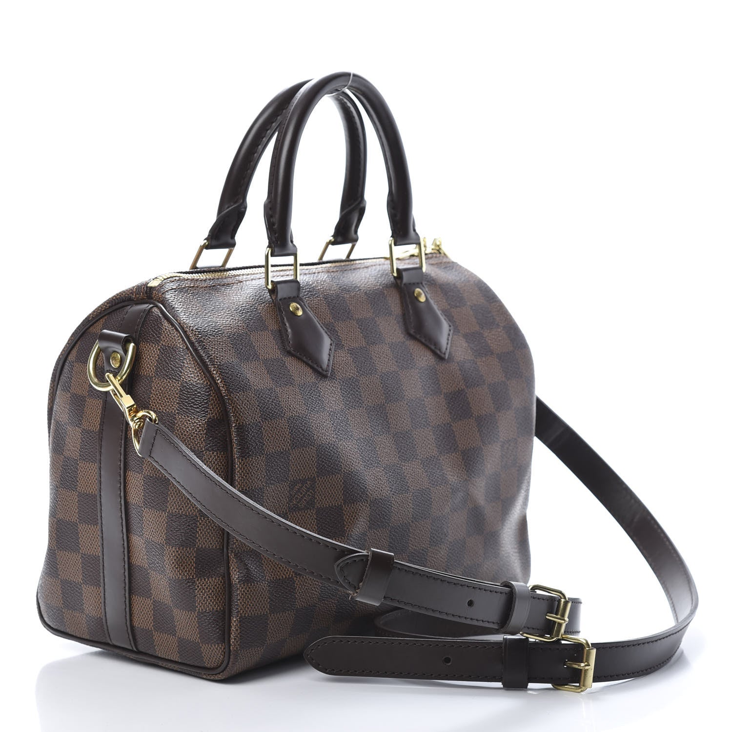 Louis Vuitton Damier Ebene Speedy Bandouliere 25 3 of 13