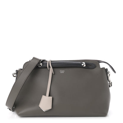 Fendi Vitello Dolce 4 Color Medium By The Way Boston Bag Carbone Grigio Polvere Multicolor 1 of 9