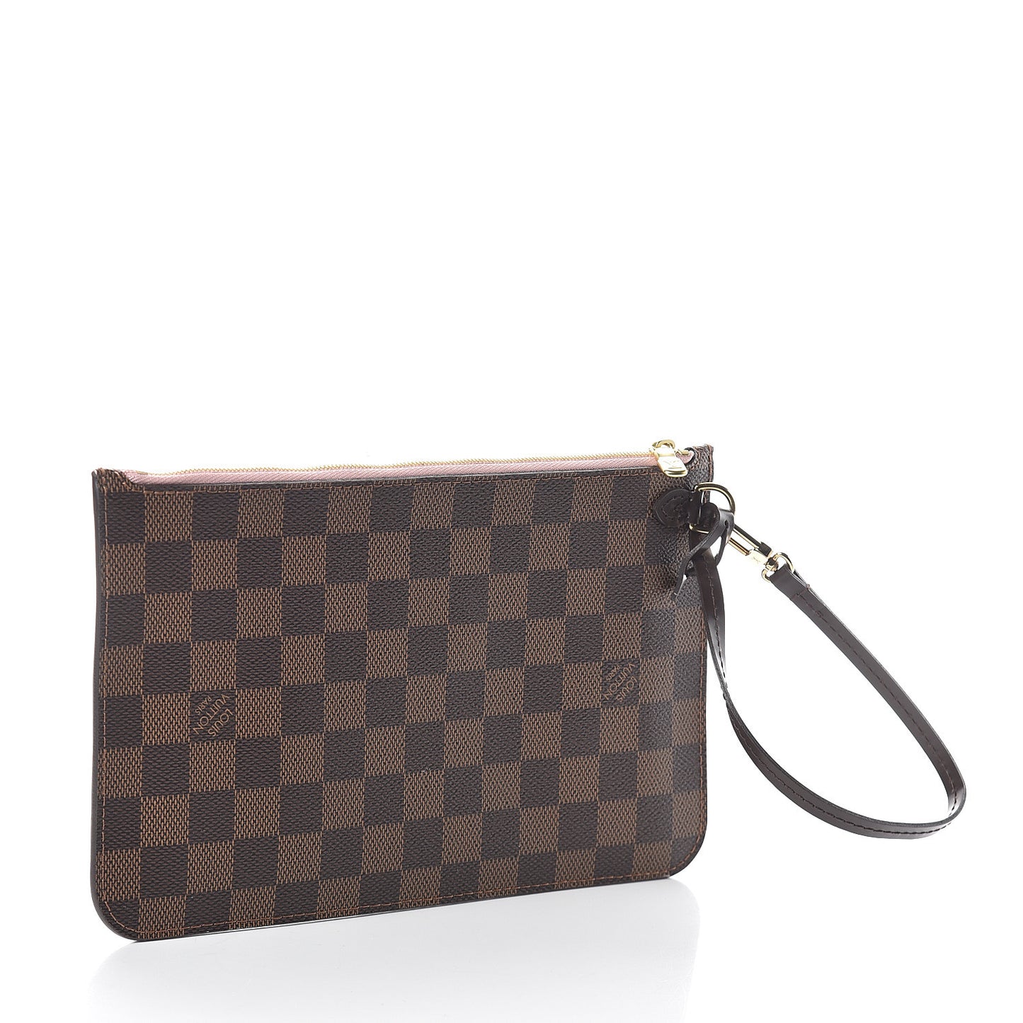 Damier Ebene Neverfull MM GM Pochette Rose Ballerine