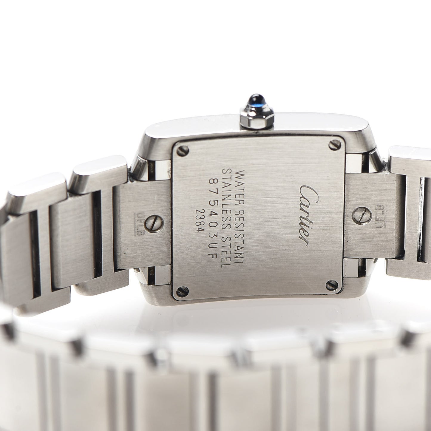 Stainless Steel 20mm Tank Francaise Quartz Watch