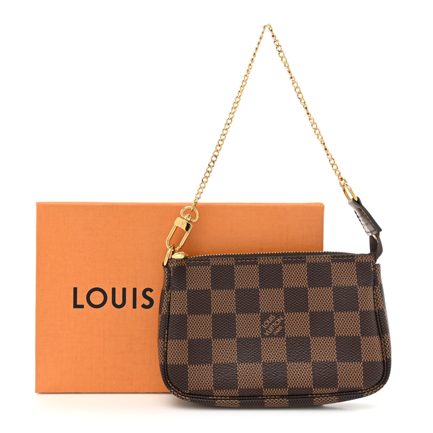 Louis Vuitton Damier Ebene Mini Pochette Accessories 14 of 14