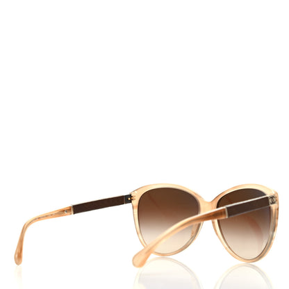 Chanel Lambskin Quilted Acetate CC Sunglasses 5225-O Tan 4 of 7