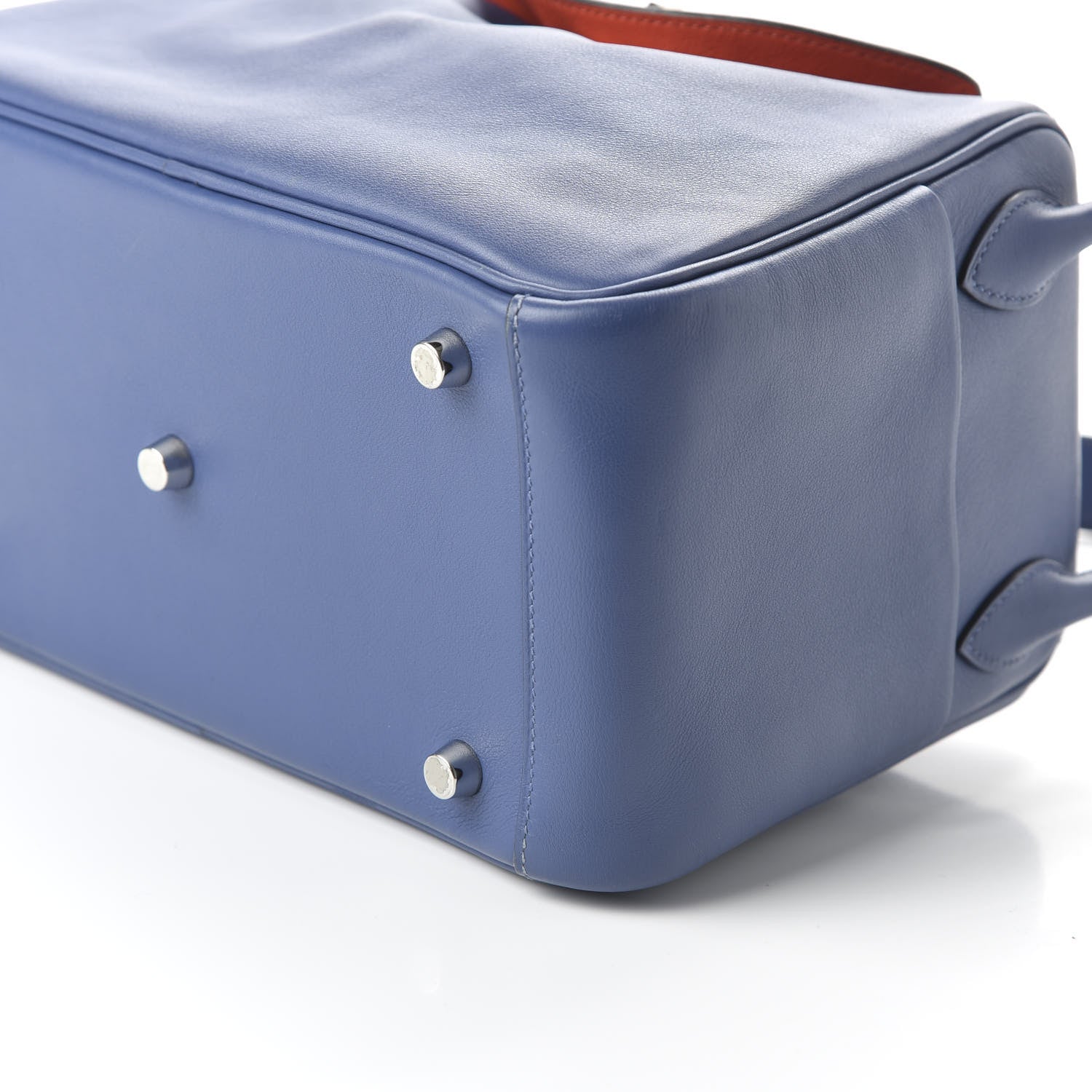 Hermes Swift Verso Lindy 26 Blue Brighton Capucine 7 of 9
