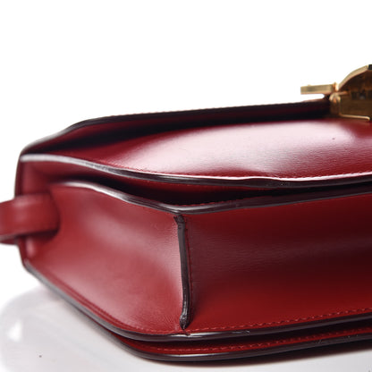 Celine Box Calfskin Medium Classic Box Flap Bag Red 12 of 13