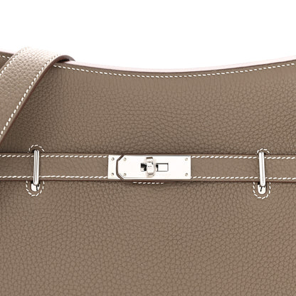 Hermes Taurillon Clemence Jypsiere 28 Etoupe 8 of 12