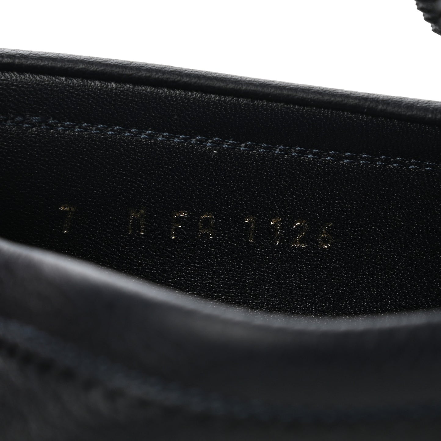 Calfskin Mens Major Loafers 7 Navy Blue