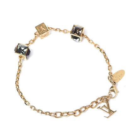 Louis Vuitton Swarovski Gamble Bracelet Gold 2 of 3
