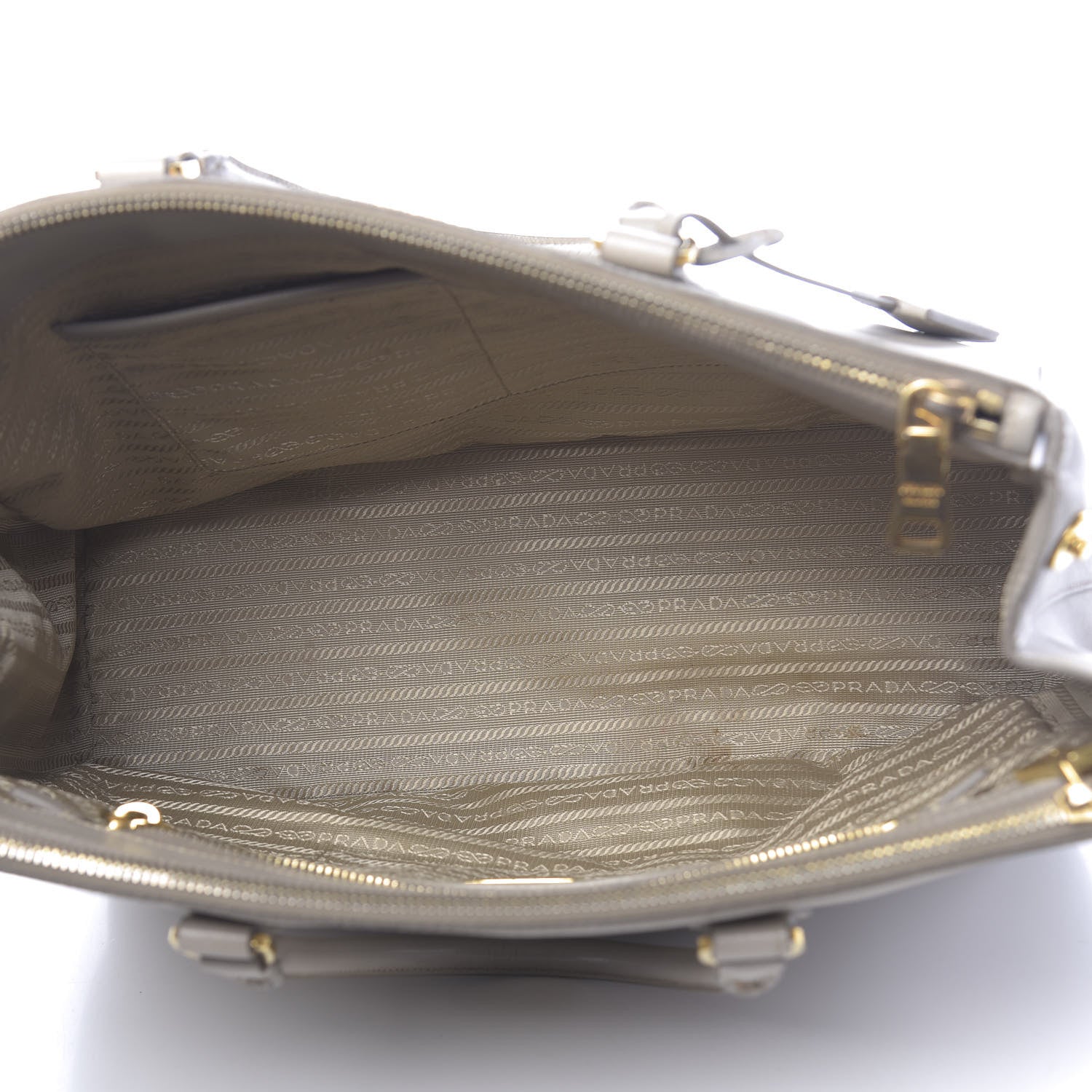 Prada Saffiano Large Galleria Double Zip Tote Pomice 5 of 23
