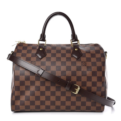 Louis Vuitton Damier Ebene Speedy Bandouliere 30 1 of 12
