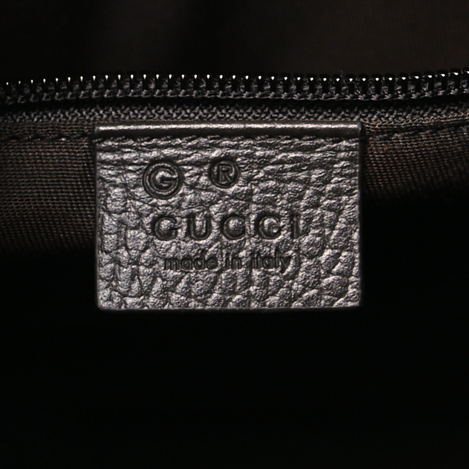 Gucci Monogram Dollar Calfskin Boston Duffle Bag Beige Ebony Testa di Moro Marrone Scuro 5 of 9